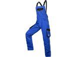 Latzhose SHIELD PROTECT "Protect Bicolor Latzhose", Gr. 46, EURO, blau (kornblau, schwarz), Obermaterial: 65% Polyester PES. 35% Baumwolle CO., Hosen