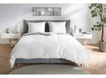 Bettwäsche PRIMERA "Renforce Stonewashed", weiß, B/L: 135cm x 200cm, 1 Stk., 1 Stk., Renforcé, B/L: 80cm x 80cm, 2 Stk., Renforcé, Obermaterial: 100% Baumwolle, Bettwäsche, Bettwäsche, jedes Teil ein Unikat, gewaschene Used Optik