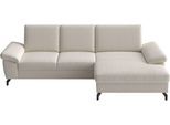 Ecksofa SIT & MORE "Chelsea", creme, B:264cm H:89cm T:174cm, 100% Polyester, Sofas, Ecksofa, optional mit Bettfunktion und Bettkasten