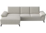 Ecksofa SIT & MORE "Chelsea", nature, B:264cm H:89cm T:174cm, 100% Polyester, Sofas, Ecksofa, optional mit Bettfunktion und Bettkasten