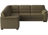 Ecksofa SIT & MORE "Montego", braun (olive), B:255cm H:88cm T:225cm, Sofas, Ecksofa, wahlweise mit Bettfunktion und Schubkasten
