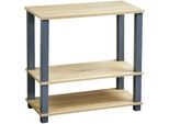 Ablageregal KESPER "KESPER Regal FSC Eichedekor", braun (weiß, neutral), B:60cm H:58,5cm T:29,5cm, Holzwerkstoff, Regale, Ablageregal