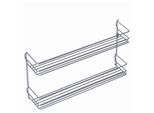 metaltex Gewürzregal "Pepito" 2 Etagen 36 x 8 x 19 cm, für Schranktür