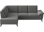 Ecksofa SIT & MORE "Chelsea", anthrazit, B:249cm H:89cm T:190cm, 100% Polyester, Sofas, Ecksofa, optional mit Bettfunktion und Bettkasten