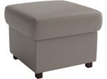 Polsterhocker SIT & MORE "Montego", delphine, B:58cm H:46cm T:58cm, Hocker, Polsterhocker