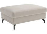 Polsterhocker SIT & MORE "Chelsea", creme, B:103cm H:45cm T:69cm, 100% Polyester, Hocker, Polsterhocker, mit praktischen Stauraum