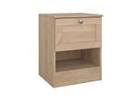 Nachtkommode HOME AFFAIRE "Billund, Nachttisch, mit 1 Schublade", jackson hickory, B:40,2cm H:51,2cm T:36cm, Spanplatte, Sideboards, Nachtkommode, Modernes, elegantes Design und verschiedene Größen & Varianten