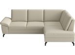 Ecksofa SIT & MORE "Chelsea", creme, B:249cm H:89cm T:190cm, 100% Polyester, Sofas, Ecksofa, optional mit Bettfunktion und Bettkasten