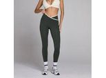 MP Damen Tempo Contrast Leggings - Schwarz Verwaschen - L