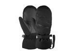 Fäustlinge REUSCH "Sandy GORE-TEX Mitten", Damen, Gr. 7.5, schwarz, 90% Polyester, 10% Lederimitat, mehrfarbig, Handschuhe Fäustlinge, mit funktionalen GORE-TEX-Einsätzen