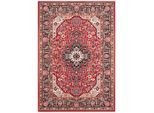 Hanse Home Vintage-Teppich Mirkan, Mehrfarbig, Rot, Kunststoff, orientalisch, rechteckig, 80x150 cm, Oeko-Tex® Standard 100, für Fußbodenheizung geeignet, in verschiedenen Größen erhältlich, pflegeleicht, strapazierfähig, Teppiche & Böden, Teppiche, Vintage-Teppiche