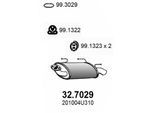 ASSO Endschalldämpfer 327029 für NISSAN