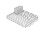 Brabantia Geschirrabtropftasse, Grau, Metall, 38.6x14.2x49.2 cm, Abtropfschale, Bestecksammler, Tassenablage, Tellerablage, Kochen, Küchenhelfer, Sonstige Küchenhelfer