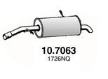 ASSO Endschalldämpfer 107063 für TALBOT Peugeot