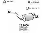 ASSO Endschalldämpfer 287006 für Mercedes