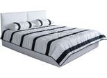 Bett "Polsterbett Oslo in verschiedenen Härtegraden und Größen", weiß, standardhöhe 33 cm, B:170cm L:210cm, Bezug 100% Polyurethan pflegeleicht, Polsterung: Polsterwatte, Material Gestell: gepolsterter Holzwerkstoff, WESTFALIA SCHLAFKOMFORT, Betten, Bett, wahlweise mit oder ohne Bettkasten