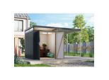 Metallgerätehaus Boldmere XXL im Set mit Anbaudach 2 m