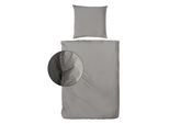 Bettwäsche PRIMERA "Renforce Stonewashed", braun (taupe), B/L: 200cm x 200cm, 1 Stk., 2 Stk., Renforcé, B/L: 80cm x 80cm & 80cm x 80cm, 3 Stk., Renforcé, Obermaterial: 100% Baumwolle, Bettwäsche, Bettwäsche, jedes Teil ein Unikat, gewaschene Used Optik