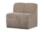 Livetastic , Sandfarben , Textil , 84x83x73 cm , mit Rückenlehne ,