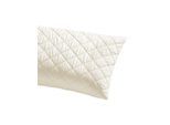 Nackenstützkissen SANNWALD Gr. 2, beige (elfenbein), B:40cm L:80cm, 100% Baumwolle, Kopfkissen