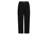 Stoffhose FRANSA "Hose FRCORY", Damen, Gr. M, N-Gr, schwarz, Obermaterial: 100% Baumwolle CO., Hosen Stoffhose