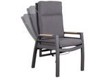 Garten-Relaxsessel-Set Montana 2er-Set Anthr. Relaxfunktion