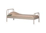 Metallbett Mata Sandfarben ca. 90x200 cm