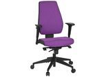 Drehstuhl Pro-Tec 500 Lila/Schwarz/Dunkelgrau
