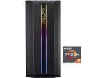 CAPTIVA Gaming-PC "Entry Gaming R10-1541", schwarz, ohne Betriebssystem, 32 GB RAM 1.000 GB SSD, Desktop-PCs