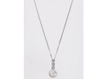 Perlenanhänger LADY, silber (silber 925), Schmuckanhänger, Damen, Silber 925 (Sterlingsilber), Kettenanhänger
