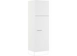 Seitenschrank IMPULS KÜCHEN "Valencia & Tirana", Breite/Höhe: 60/190,7 cm", weiß, B:60cm H:190,7cm T:57,6cm, Dekorfolie, Holzwerkstoff, Schränke, Seitenschrank, vormontiert, mit Drehtür