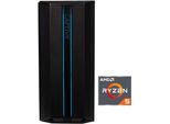 CAPTIVA Gaming-PC "Entry Gaming R10-1507", schwarz, Microsoft Windows 11 Home (64 Bit), 16 GB RAM 2.000 GB SSD, Desktop-PCs, Gaming-PC