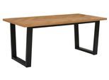 Esstisch OTTO HOME "Marne", beige (naturfarben, schwarz), B:180cm H:72,5cm T:90cm, Tische, Esstisch
