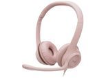 LOGITECH Headset "H390", pink, B:15,1cm H:17,1cm T:6,8cm, Kopfhörer, Headset
