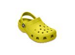 Clog CROCS "Classic Clog", Mädchen, Gr. 24, gelb, Obermaterial: 50% Polyester PES. 50% Sonstiges Material (Ananasfaser) AM_PF ., Schuhe Clog