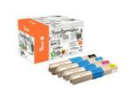 Peach O4650-87 4 Toner (bk, c/m/y) ersetzt OKI 46508716, 46508715, 46508714, 46508713 für z.B. OKI C 332 DN, OKI MC 363 DN, OKI MC 363 N (wiederaufbereitet)