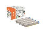 Peach O4405 4 Toner XL (bk, c/m/y) ersetzt OKI 44059253-56 für z.B. OKI MC 861 CDTN, OKI MC 861 CDTN plus, OKI MC 861 CDXN, OKI MC 861 DN (wiederaufbereitet)