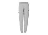 Jogginghose UHLSPORT "Jogginghose ID", Herren, Gr. 3XL, US, grau (schwarz grau melange), Obermaterial: 72% Baumwolle CO(Bio). 28% Polyester Pol. recyc.., Hosen Jogginghose