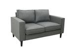 Livetastic , Hellgrau , Textil , Eiche , massiv , Füllung: Schaumstoff,Polyester , 141.5x84x83 cm ,
