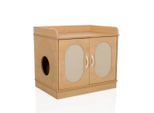 Mid.you , Beigebraun , Holzwerkstoff , 75x67x53 cm , Tierbedarf, Sonstiger Tierbedarf