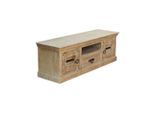 Mid.you , Naturfarben , Holz , Mangoholz , massiv , 2 Fächer , 1 Schublade(n) Schubladen , 150x50x45 cm ,