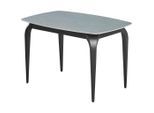 Möbelix , Grau, Schwarz , Metall, Keramik , Marmoroptik , oval , 120x80x76 cm , Esszimmer, Esszimmertische, Esstische, Holztische, Esstische Holz