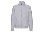 Fruit of the Loom Sweatjack Heren Premium (Heide Grijs)