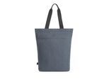 Halfar Effen cirkel boodschappentas (Blauw/Grijs)