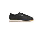 Lacoste Heren Club Leather Lage Sportschoenen (Zwart)