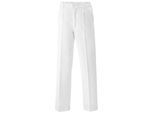 Exner Unisex koksbroek voor volwassenen (Wit)