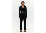 BENU Dames Zwarte Gebreide Broek