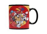 Looney Tunes Gang 400ml Warmte Wisselende Mok (Zwart/Rood/Geel)