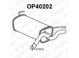 VENEPORTE Endschalldämpfer op40202 für Opel
