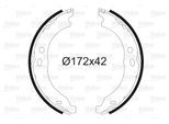 VALEO Bremsbackensatz, Feststellbremse 564171 Hinterachse für Iveco Vaughall Fiat